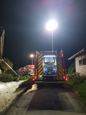 Požar stanovanjske hiše v Pernovem