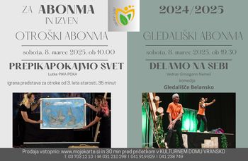 ZA ABONMA IN IZVEN ZA ABONMA IN IZVEN