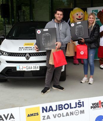 Najboljša za volanom 2025 Ajda Osolnik in Tim Rozman