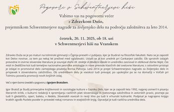 Pogovori v Schwentnerjevi hiši