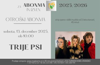 ZA ABONMA IN IZVEN ZA ABONMA IN IZVEN