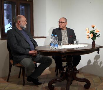 V Schwentnerjevi hiši pogovor z ustanoviteljem Miš založbe