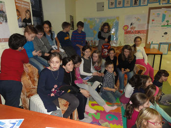 Jesensko - zimska zgodba v Štorkljini hiši