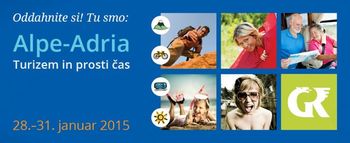 Sejem Alpe-Adria letos predstavlja aktivni turizem Sejem Alpe-Adria letos predstavlja aktivni turizem