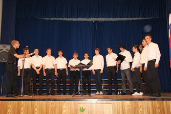 Koncert pevskih sestavov Škofijske gimnazije Vipava