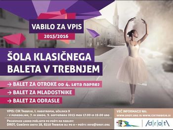 Baletna šola v Trebnjem