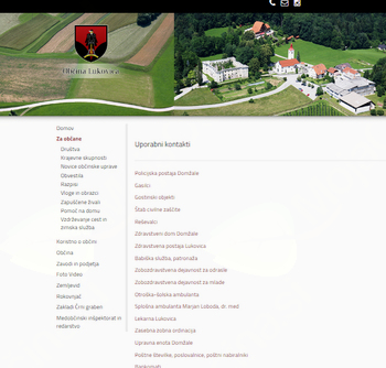Nova spletna stran občine Lukovica