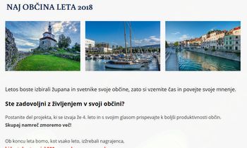 Glasovanje za Naj občino