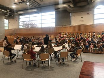 Obiskal nas je godalni orkester Glasbene šole Risto Savin Žalec