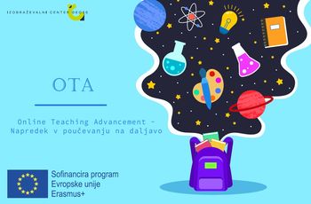 Vesela novica: Novi Erasmus+ projekt OTA za učitelje naravoslovnih predmetov v osnovnih šolah