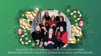 Popotnica Izobraževalnega centra Geoss za srečno 2022!
