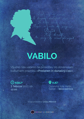 "Prešeren in današnji čas"