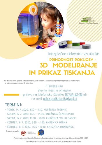 Prihodnost poklicev - 3d modeliranje in prikaz tiskanja