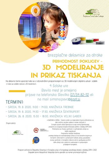 3D modeliranje in prikaz tiskanja - prihodnost poklicev