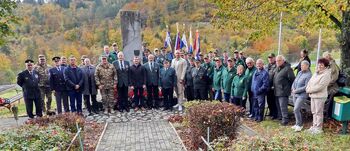 Žalna slovesnost na Medvedjeku