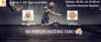 Košarkarska tekma Nazarje - Litija Košarkarska tekma Nazarje - Litija