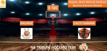 Košarkarska tekma Nazarje - Calcit Basketball Kamnik Košarkarska tekma Nazarje - Calcit Basketball Kamnik