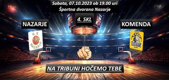 Košarkarska tekma: Nazarje - Jezerniki Prevalje