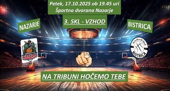 Košarkarska tekma: Nazarje - Bistrica Kety Emmi