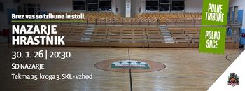 Košarkarska tekma: Nazarje - Hrastnik