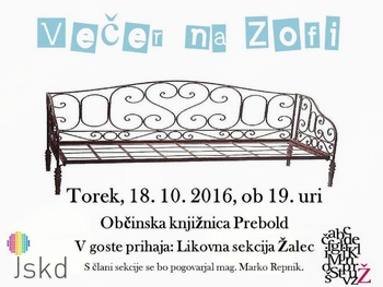 Večer na Zofi: Likovna sekcija Žalec