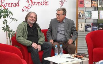 Pogovor z Vinkom Möderndorferjem v Občinski knjižnici Braslovče