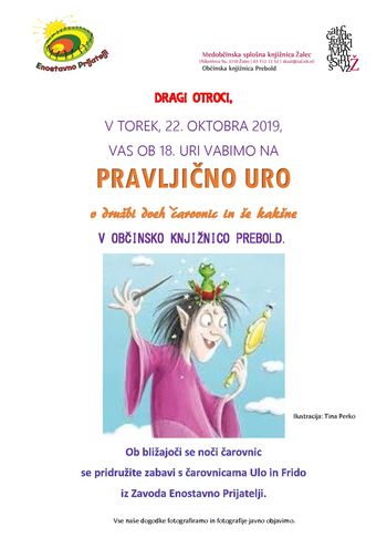 Pravljična ura v Občinski knjižnici Prebold