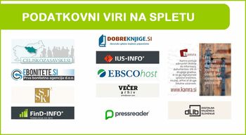 Vabimo vas v virtualni svet knjig, časopisov in informacij slovenskih splošnih knjižnic