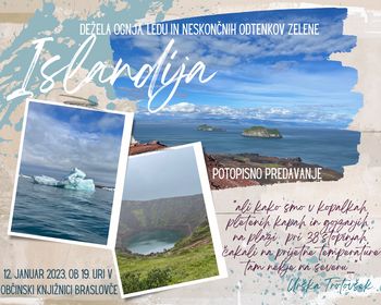 Potopisno predavanje Islandija v Občinski knjižnici Braslovče