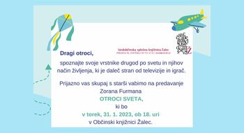 Pravljična ura: Otroci sveta, predavanje Zorana Furmana Pravljična ura: Otroci sveta, predavanje Zorana Furmana