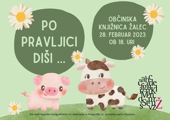 Pravljična ura v Občinski knjižnici Žalec