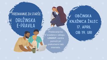 Predavanje za starše otrok in mladostnikov: Družinska e-pravila
