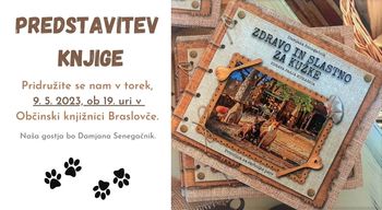 Predstavitev knjige Zdravo in slastno za kužke