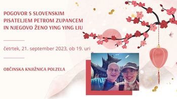 Pogovor s slovenskim pisateljem Petrom Zupancem in njegovo ženo Ying Ying Liu, ki živita na Kitajskem