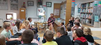 Polzelski četrtošolci izvedeli, kako nastane knjiga