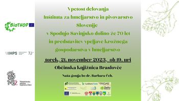 Predstavitev evropskega projekta LIFE BioTHOP v Občinski knjižnici Braslovče