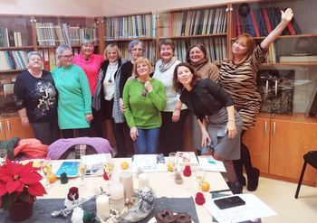 Bralni krožek na decembrskem druženju – V sodelovanju Medobčinske splošne knjižnice Žalec in UPI Ljudske univerze Žalec