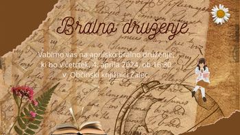 Druženje študijsko-bralnega kluba v Občinski knjižnici Žalec