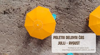 Poletni delovni čas 2024 Medobčinske splošne knjižnice Žalec