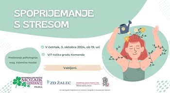 Predavanje Spoprijemanje s stresom v Občinski knjižnici Polzela