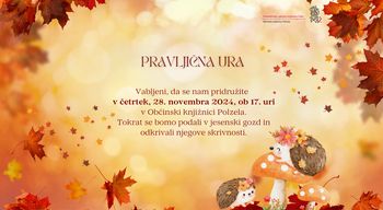 Prisluhnimo pravljici v Občinski knjižnici Polzela