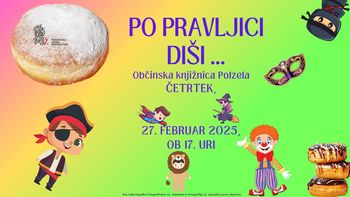 Prisluhnimo pravljici v Občinski knjižnici Polzela