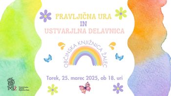 Pravljična ura v Občinski knjižnici Žalec