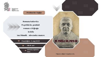 Predstavitev knjige Romana Kukoviča Pa prišla bo, pomlad
