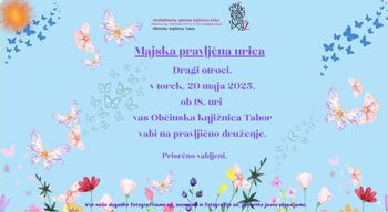 Pravljična ura v Občinski knjižnici Tabor
