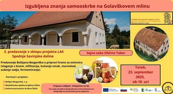 Predavanje Boštjana Bezgovška o pripravi hrane za ozimnico