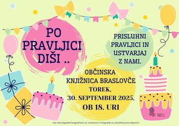 Po pravljici diši v Občinski knjižnici Braslovče