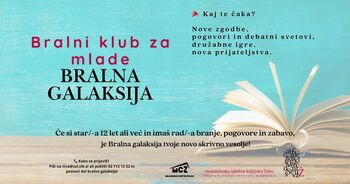 Bralna galaksija – bralni klub za mlade v Občinski knjižnici Žalec