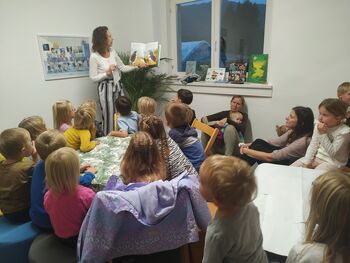 Jesenska pravljična urica v Občinski knjižnici Tabor