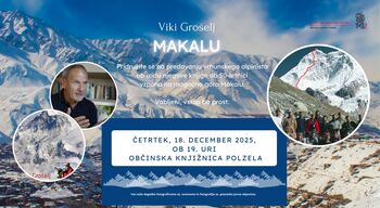 Viki Grošelj - predstavitev knjige MAKALU, 8481m Prvi slovenski osemtisočak in čas po njem